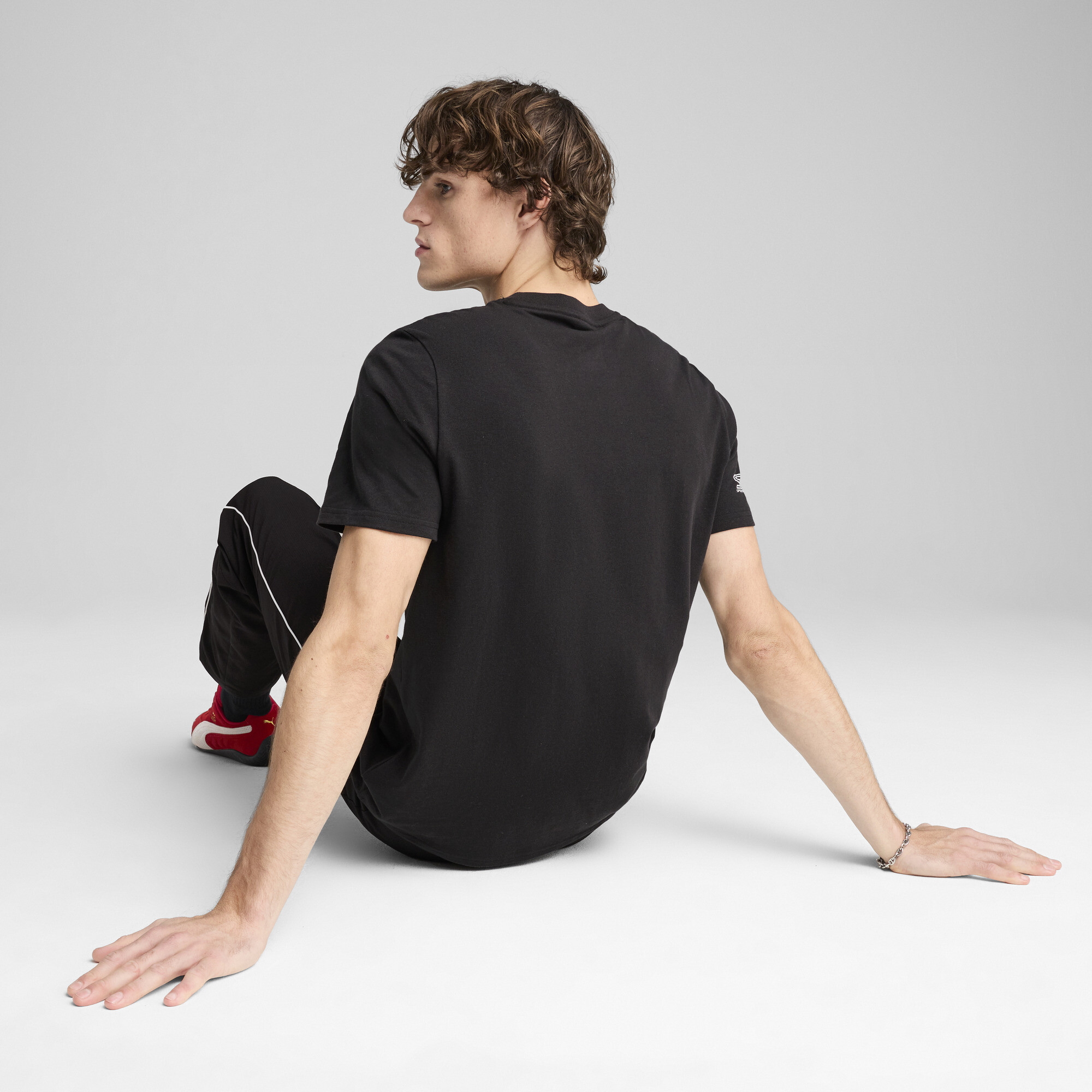 PUMA Scuderia Ferrari HP Race SDS T-shirt voor Heren, Zwart, Maat L thumbnail 5