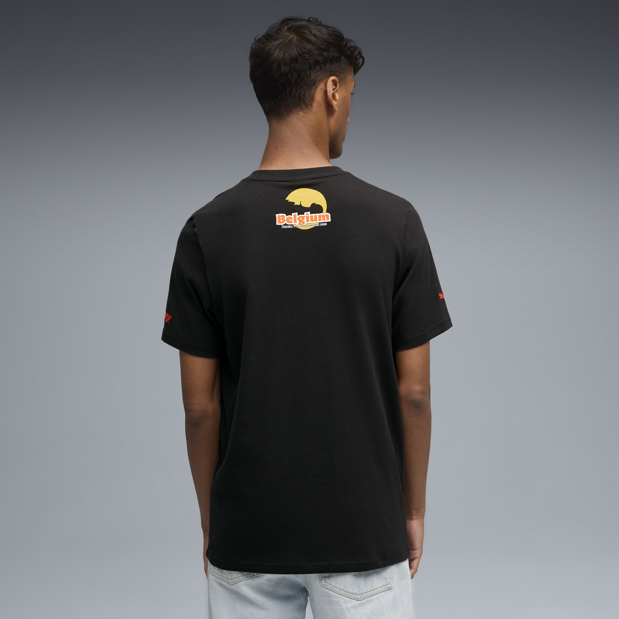 PUMA F1Â® BelgiÃ« uniseks T-shirt, Zwart, Maat L thumbnail 5