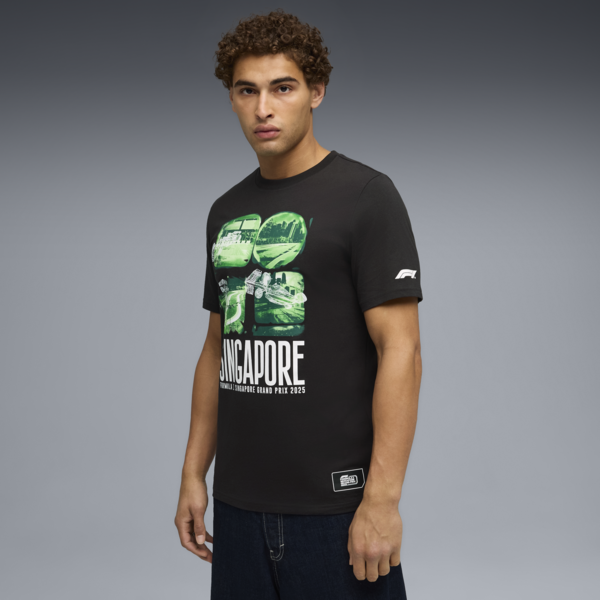 Remera F1® Singapore unisex, PUMA Black, large-ARG