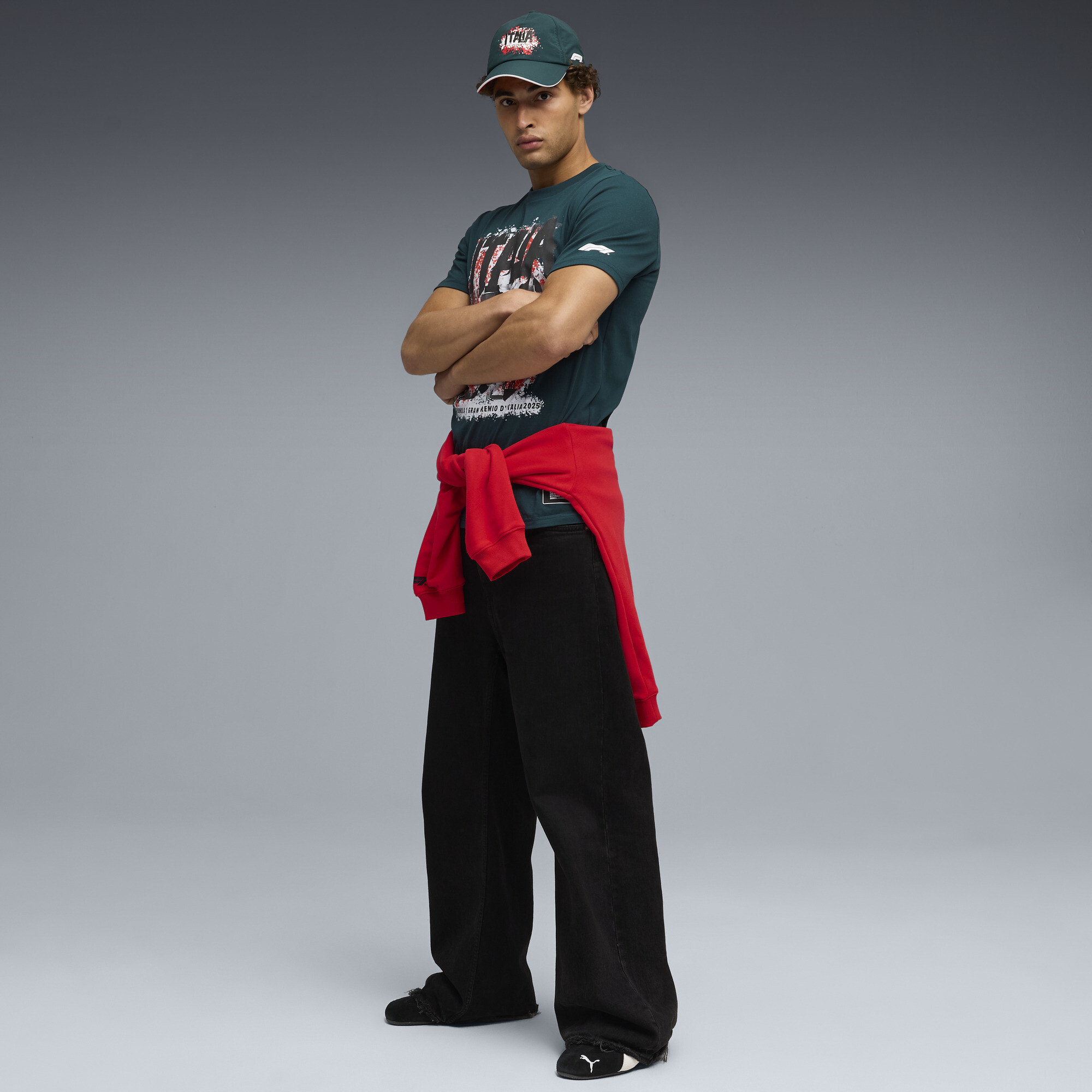 PUMA F1Â® ItaliÃ« uniseks T-shirt, Groen, Maat XXS thumbnail 4