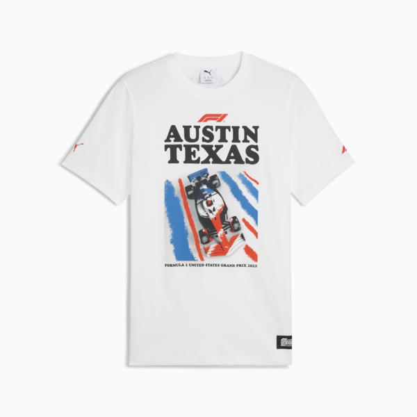 Remera F1® Austin unisex, PUMA White, large-ARG