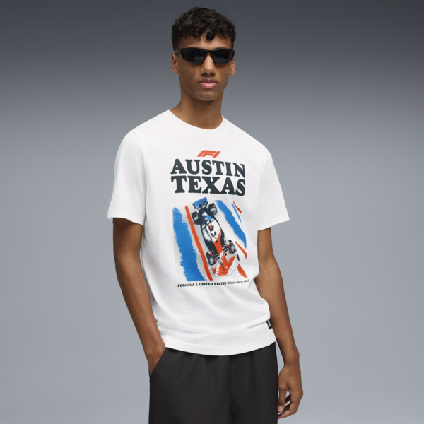 Remera F1® Austin unisex, PUMA White, large-ARG