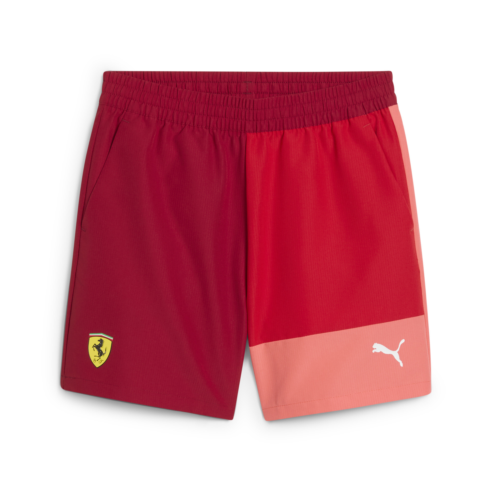 Puma Scuderia Ferrari HP Race Lifestyle Shorts Teenager Für Für Kinder | Mit Color Blocking | Rosso Corsa | Größe: 15-16...