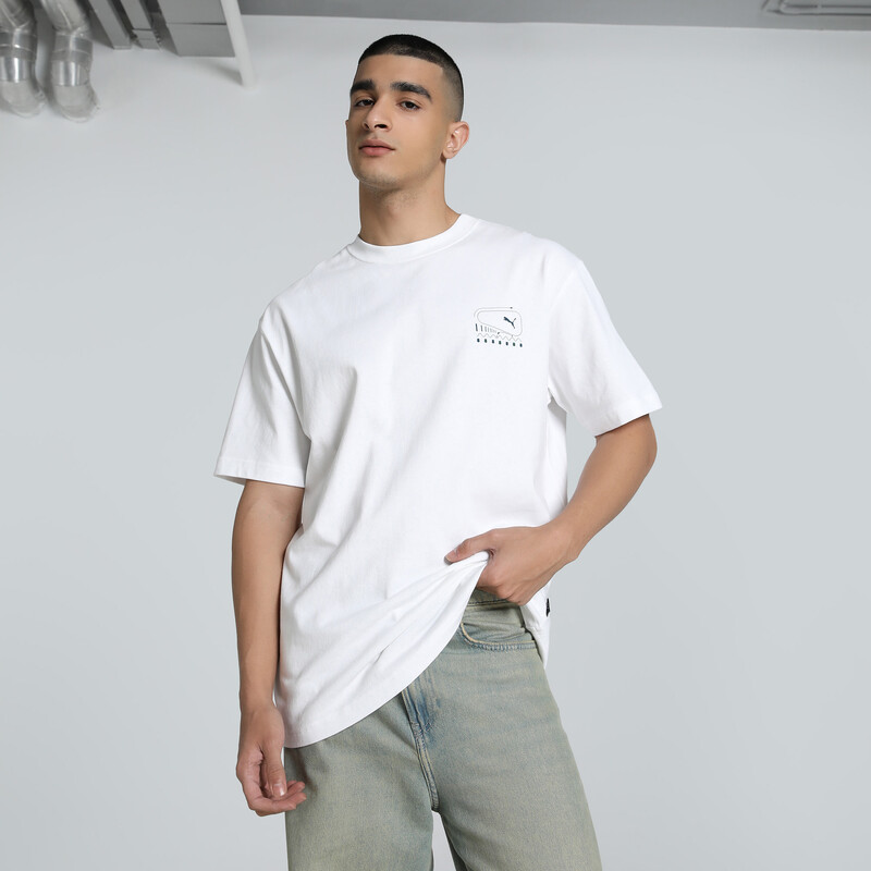 

Men's PUMA House Of Graphics Relaxed Fit What Tee