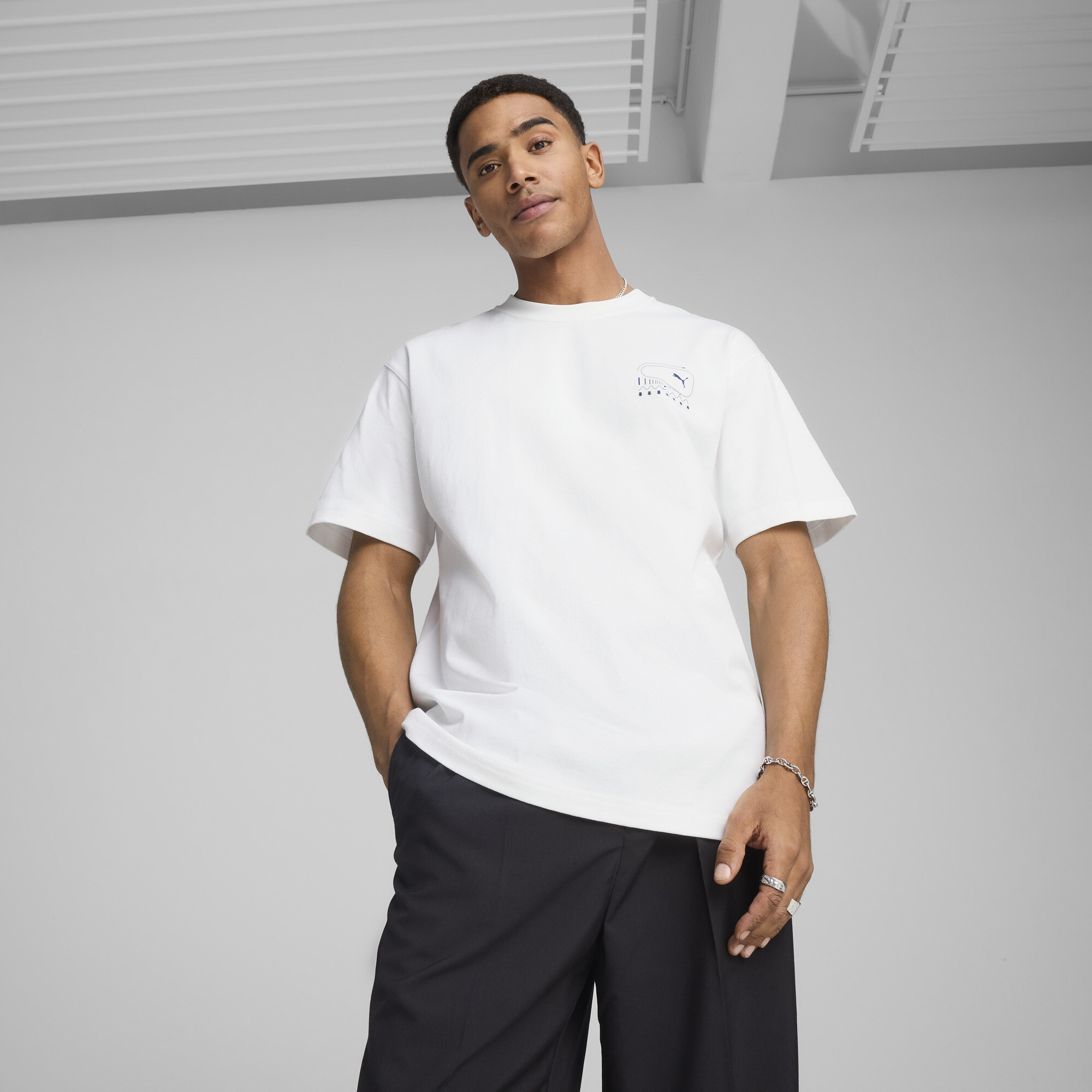 Puma House Of Graphics What About Men's T-shirt In White