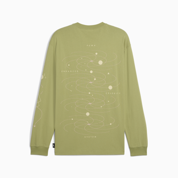 Remera manga larga House Of Graphics Celerity para hombre, Calming Green, large-ARG