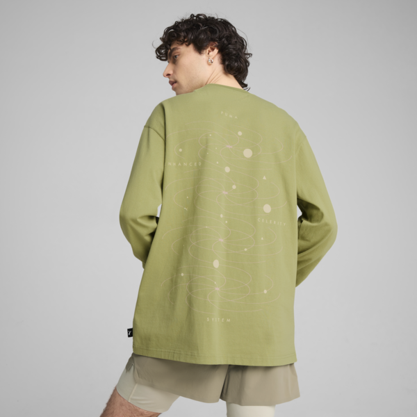 Remera manga larga House Of Graphics Celerity para hombre, Calming Green, large-ARG