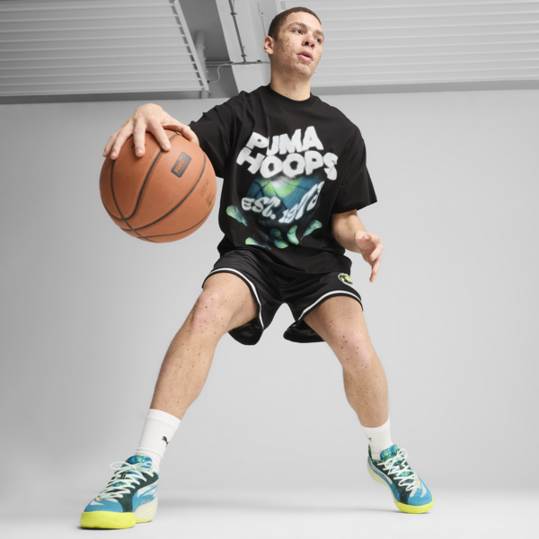 Hoop Dreamz Oversized Tee I Unisex, PUMA Black, large-MEX