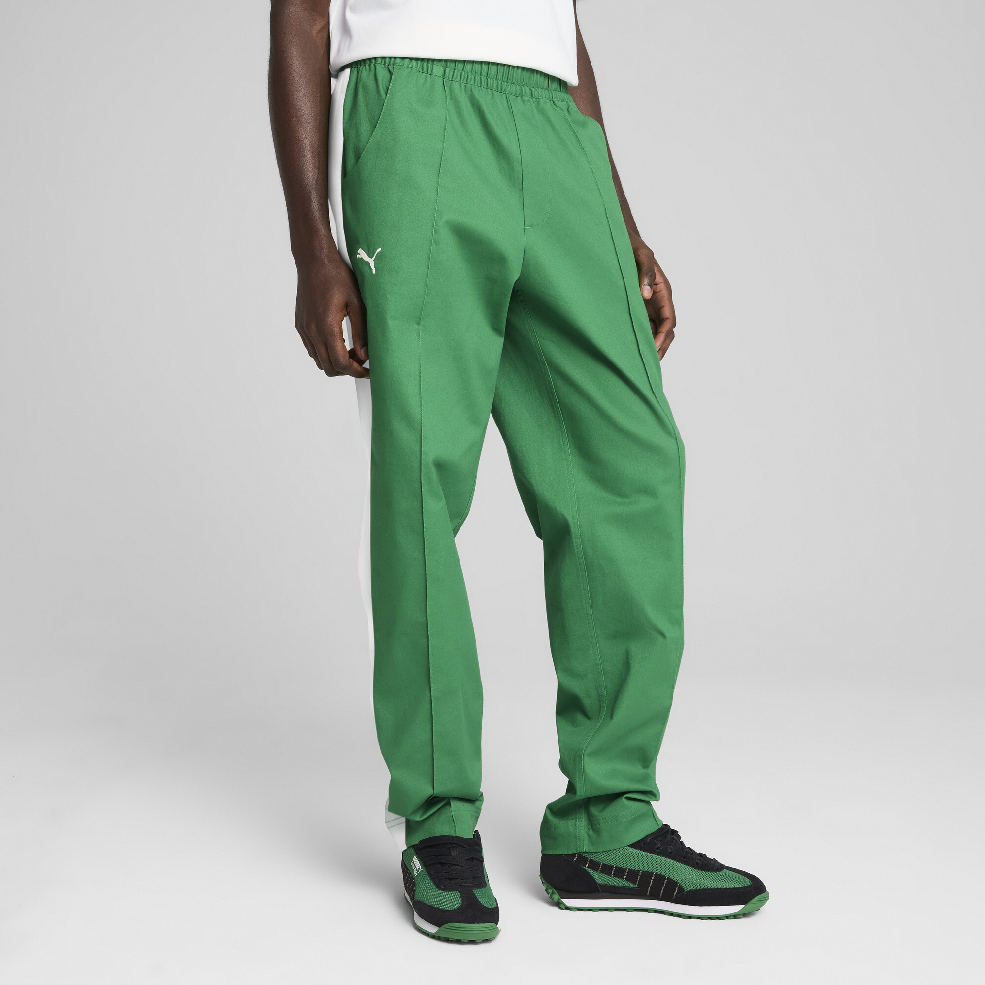 PUMA Porsche Legacy Lifestyle Men's Pants in Green, Size S