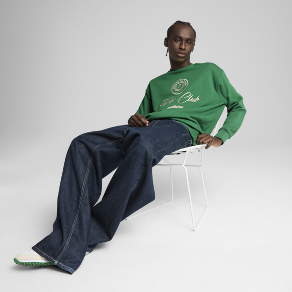 Porsche Legacy Lifestyle Crew Men, Archive Green, large-ZAF