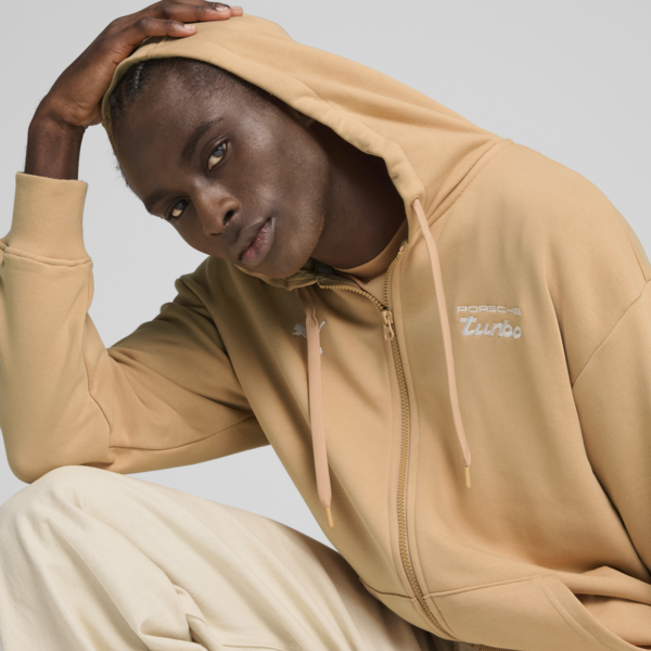 Campera con capucha Porsche Legacy para hombre, Warm Beige, large-ARG