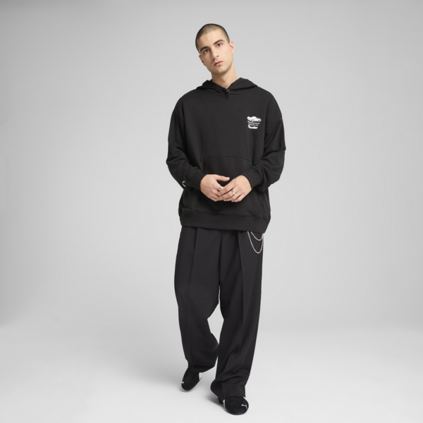 Sudadera con capucha Porsche Legacy para hombre, PUMA Black, large-MEX