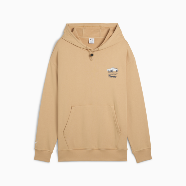 Porsche Legacy Graphic Hoodie Men, Warm Beige, large-ZAF