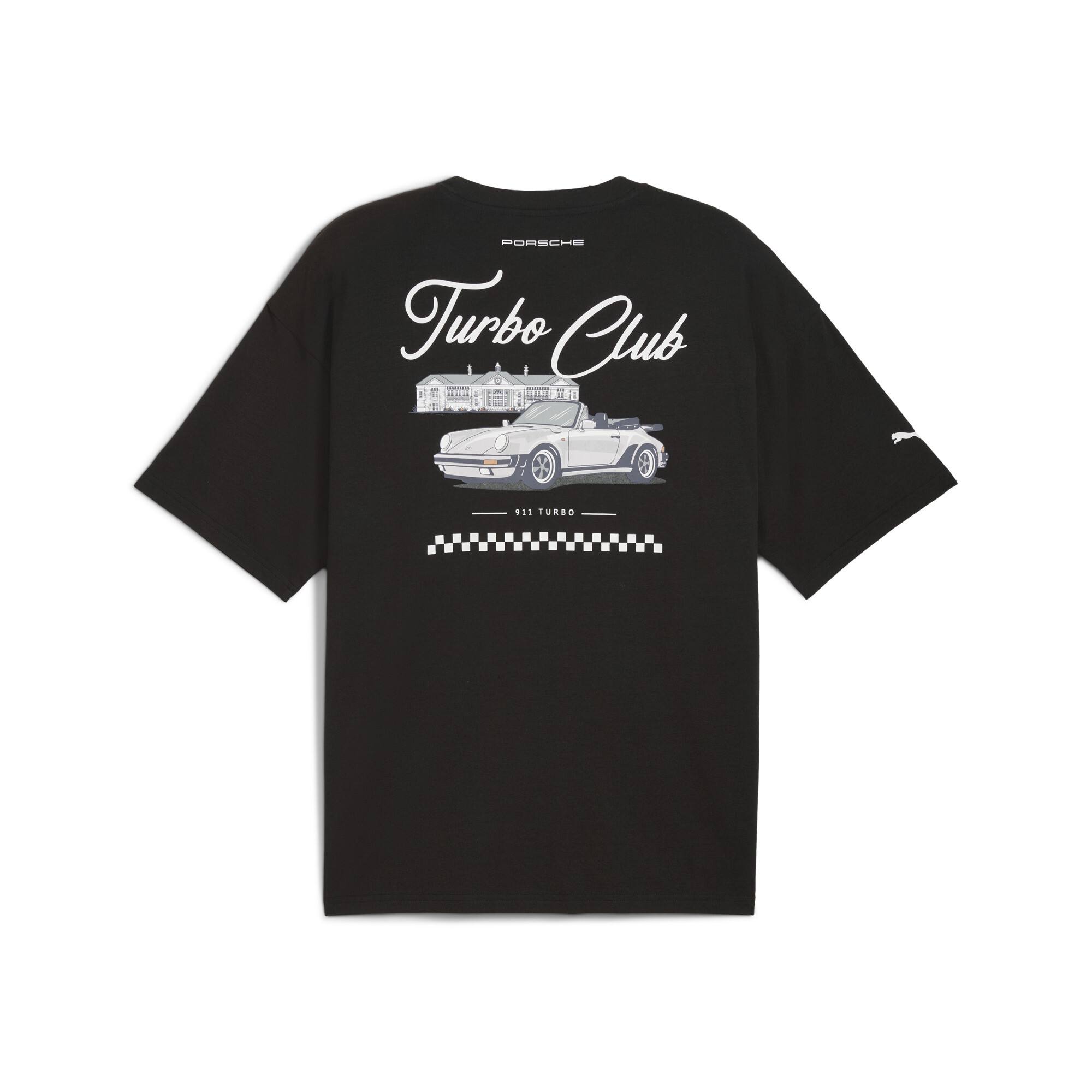 PUMA Porsche Legacy T-shirt met print 1, Zwart
