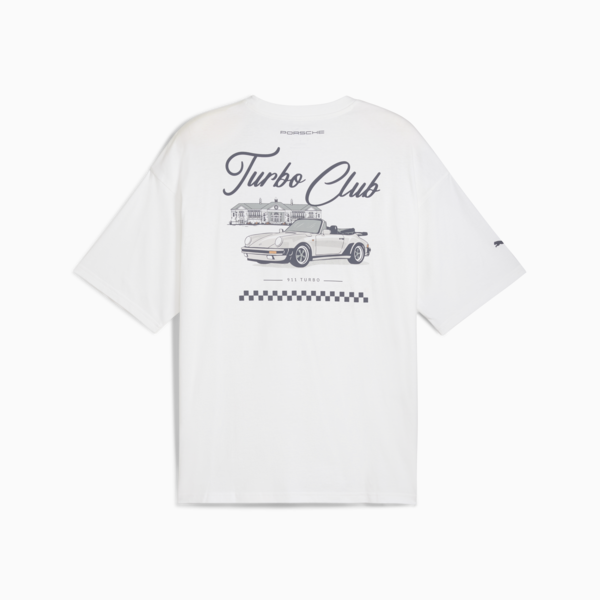 Porsche Legacy Graphic Tee 1 Men, PUMA White, large-MEX