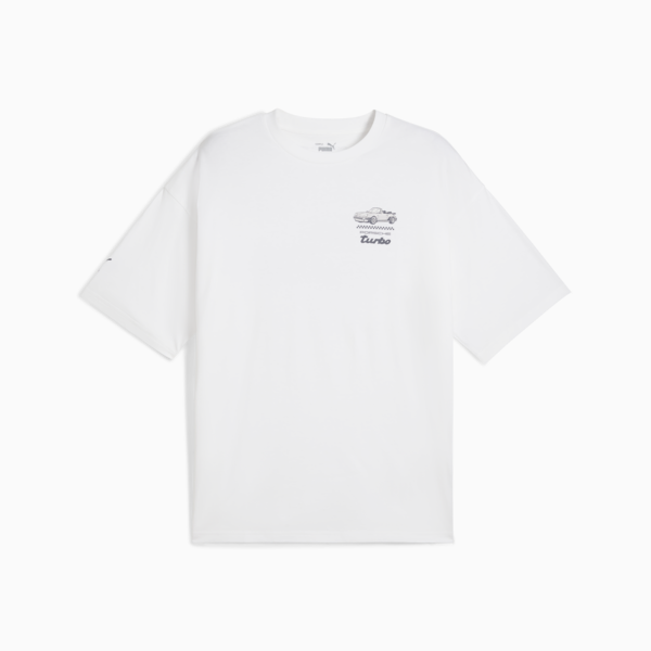 Porsche Legacy Graphic Tee 1 Men, PUMA White, large-ZAF