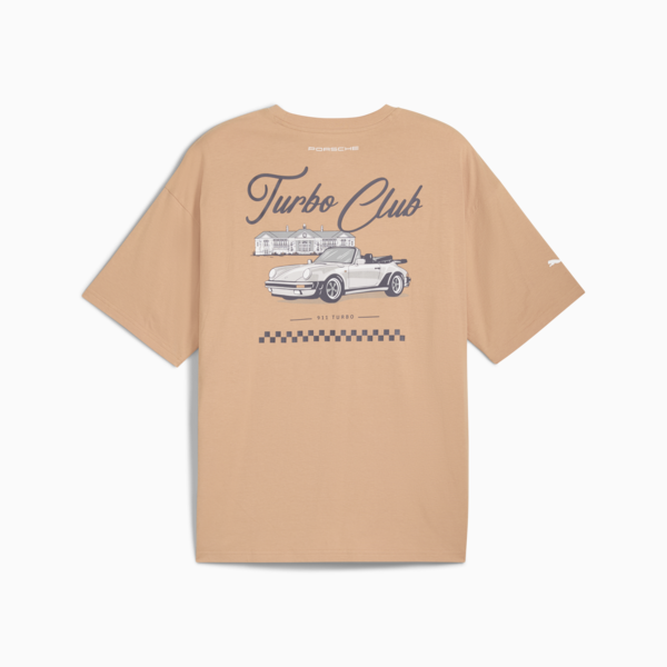 Porsche Legacy Graphic Tee 1 Men, Warm Beige, large-ZAF