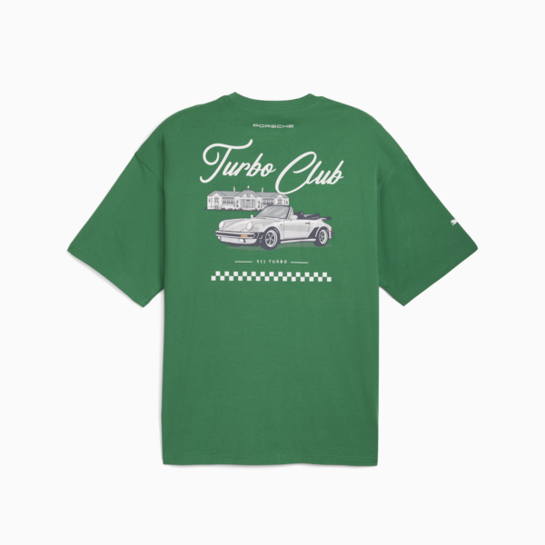 Playera Porsche Legacy Graphic 1 para hombre, Archive Green, large-MEX