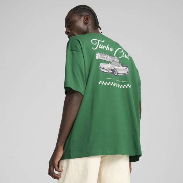 Playera Porsche Legacy Graphic 1 para hombre, Archive Green, large-MEX
