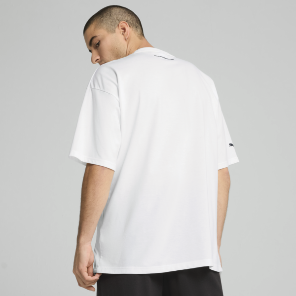 Porsche Legacy Essentials Tee Men, PUMA White, large-ZAF