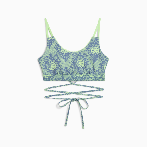 Top deportivo Lace Em Up para mujer, Spring Fern-AOP, large-ARG