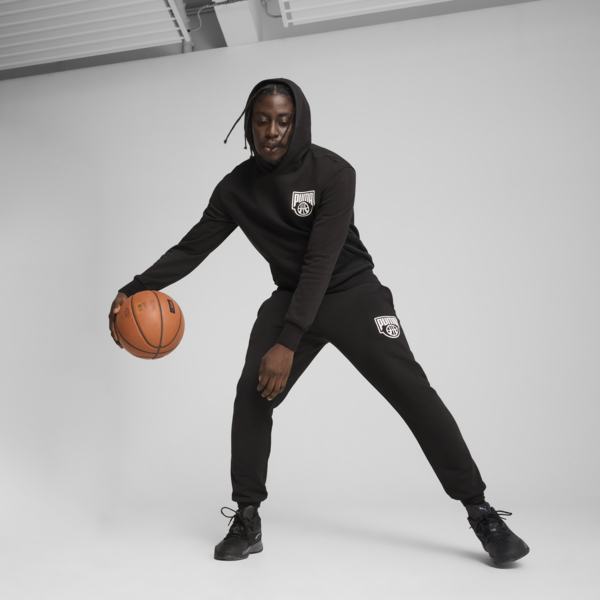 Posterize Basketball Hoodie Men, PUMA Black, large-MEX