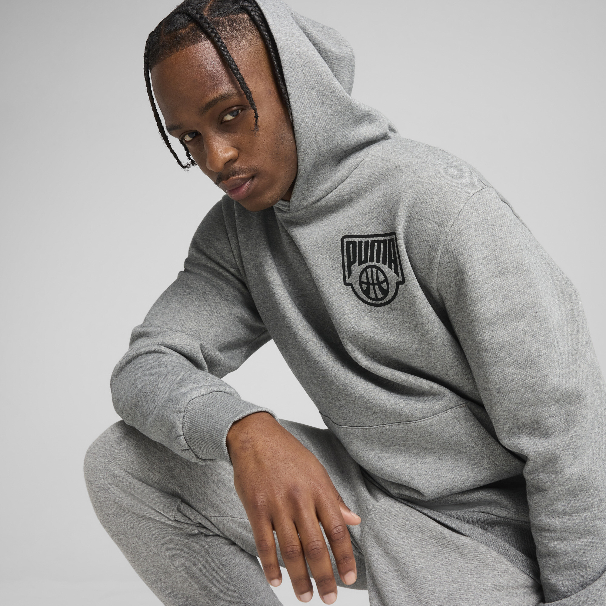 PUMA Posterize basketbalhoodie voor Heren, Grijs, Maat 4XL thumbnail 7