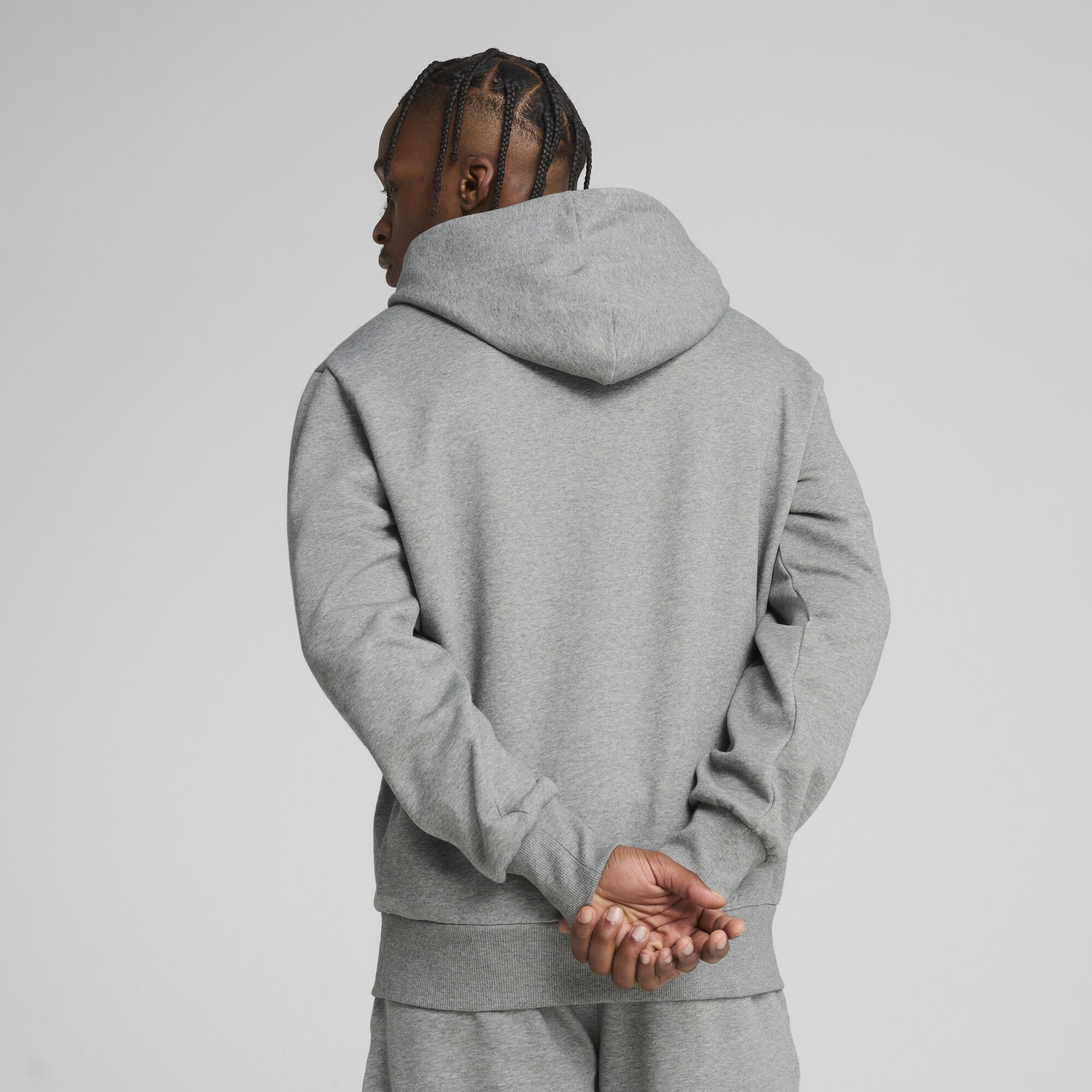 PUMA Posterize basketbalhoodie voor Heren, Grijs, Maat 4XL thumbnail 5