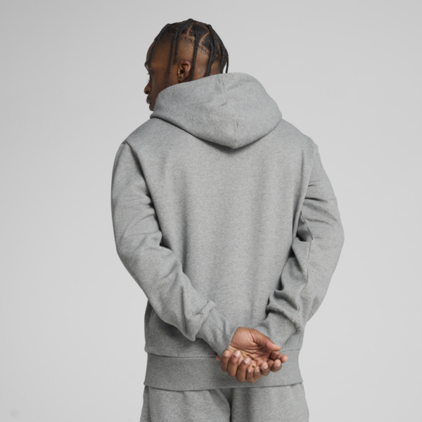 Posterize Basketball Hoodie Men, Medium Gray Heather, large-MEX