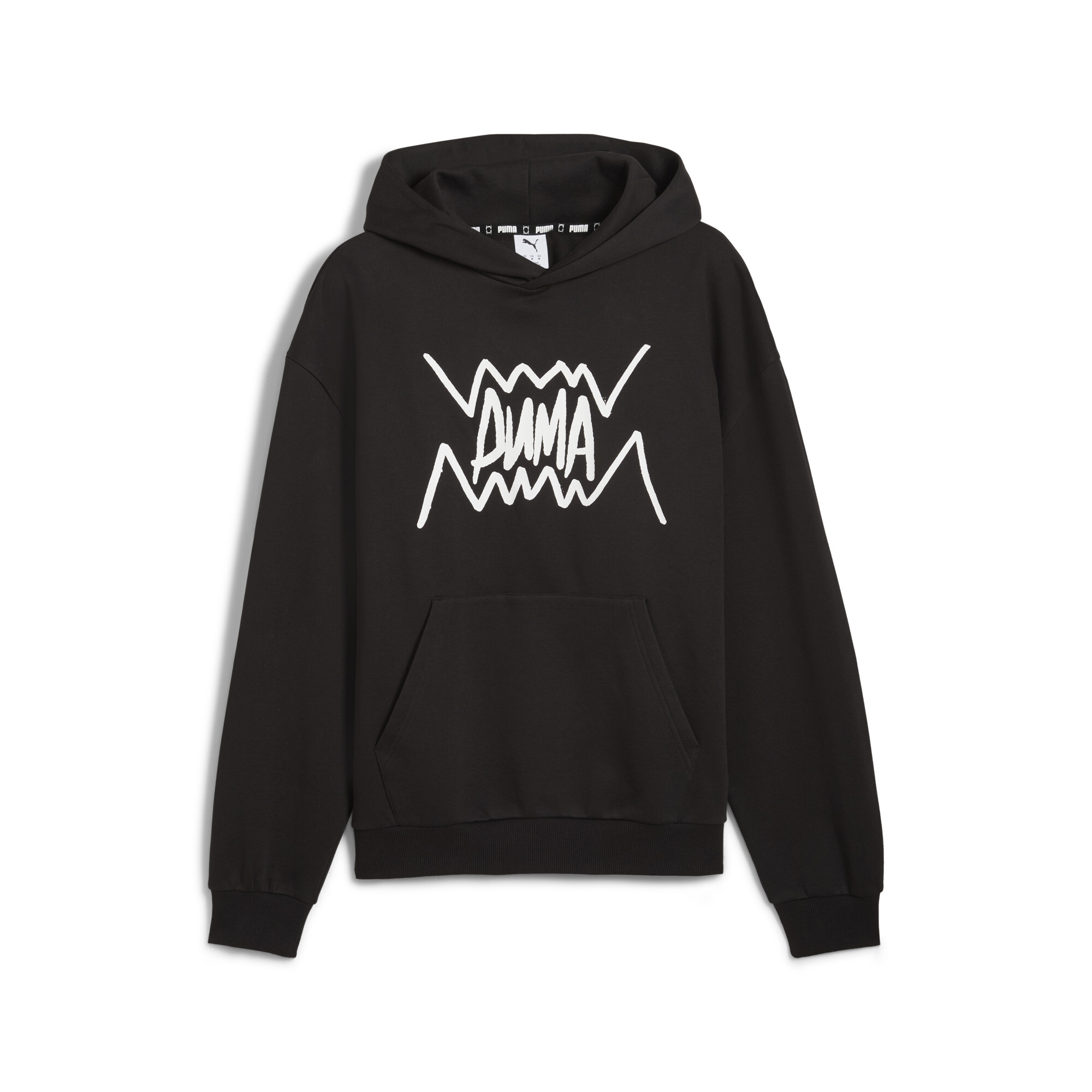PUMA Jaws Core basketbalhoodie voor Heren, Zwart, Maat XL thumbnail 3