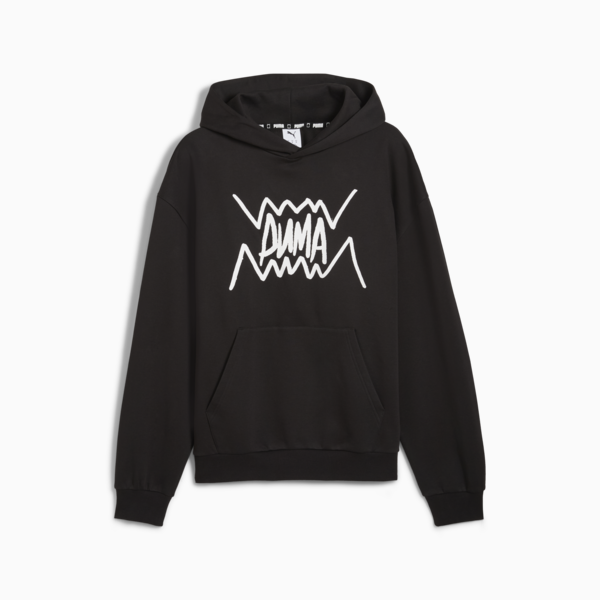 Jaws Core Basketball Hoodie Men, PUMA Black, large-MEX