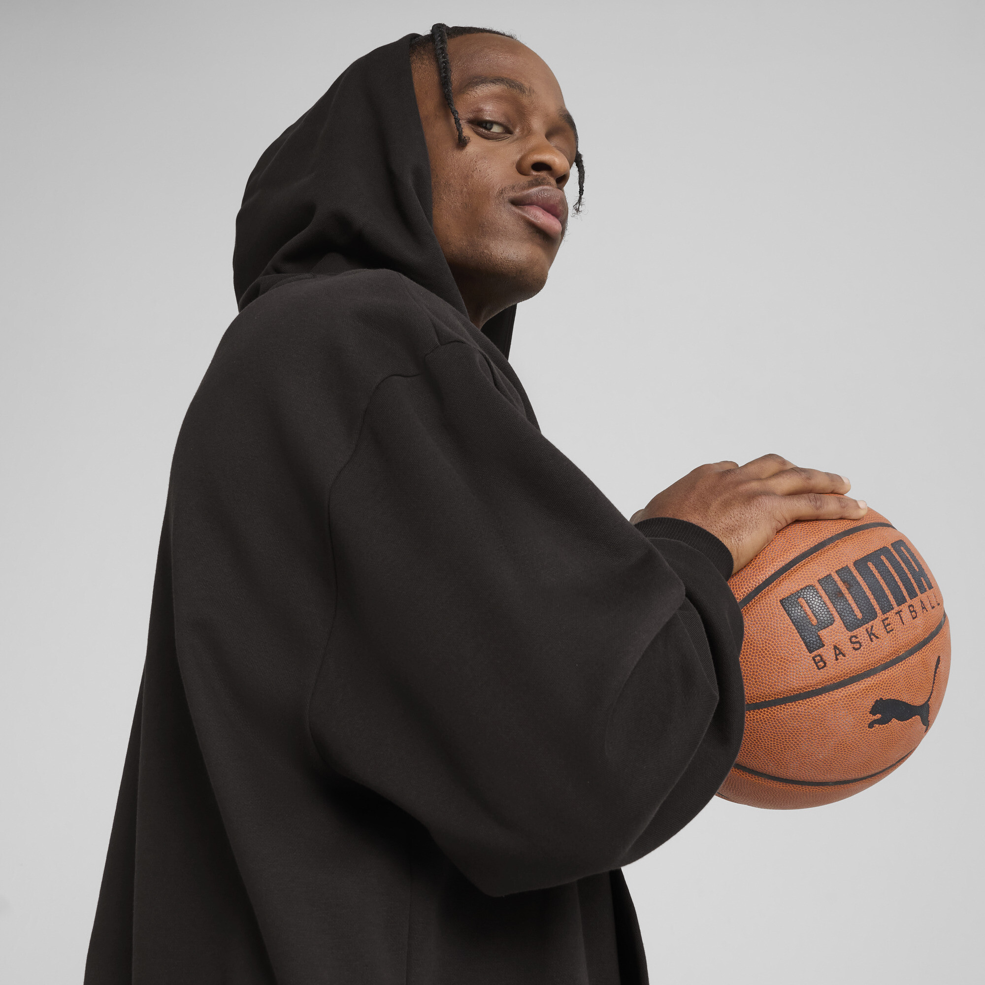 PUMA Jaws Core basketbalhoodie voor Heren, Zwart, Maat XL thumbnail 7