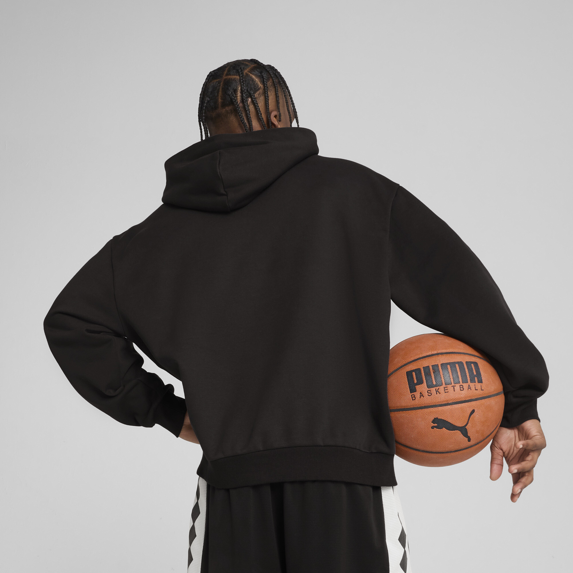 PUMA Jaws Core basketbalhoodie voor Heren, Zwart, Maat XL thumbnail 5