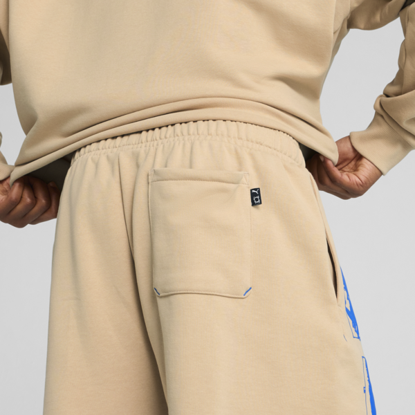 Shorts de basquet Ancient Roars Terry unisex, Light Sand, large-ARG