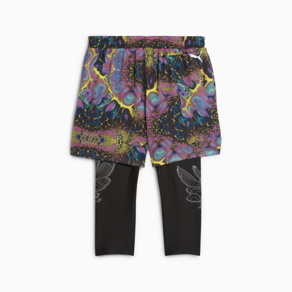 Shorts de básquet “2 en 1” Melo Alien Skins para hombre, PUMA Black, large-MEX