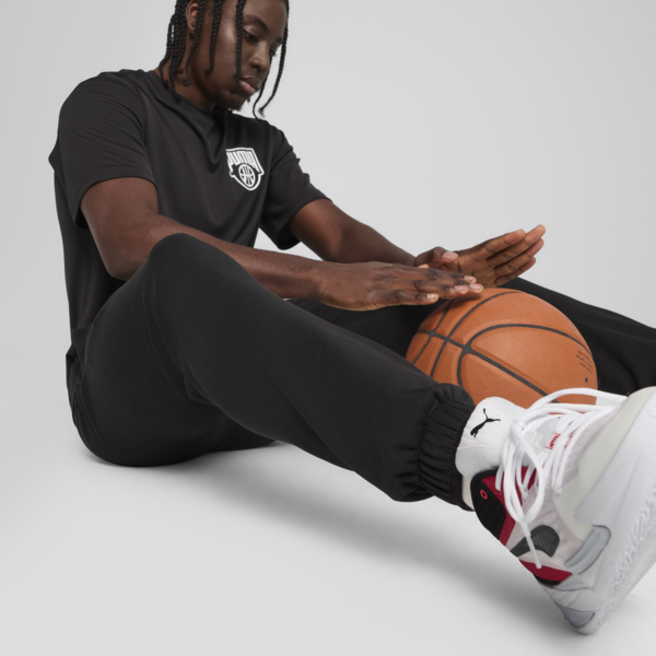 Posterize Basketball Sweatpants Men, PUMA Black, large-MEX