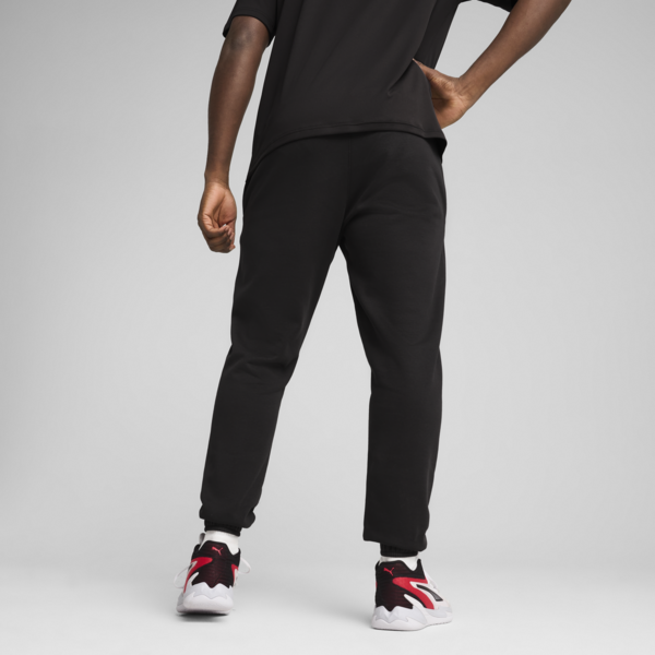 Posterize Basketball Sweatpants Men, PUMA Black, large-MEX