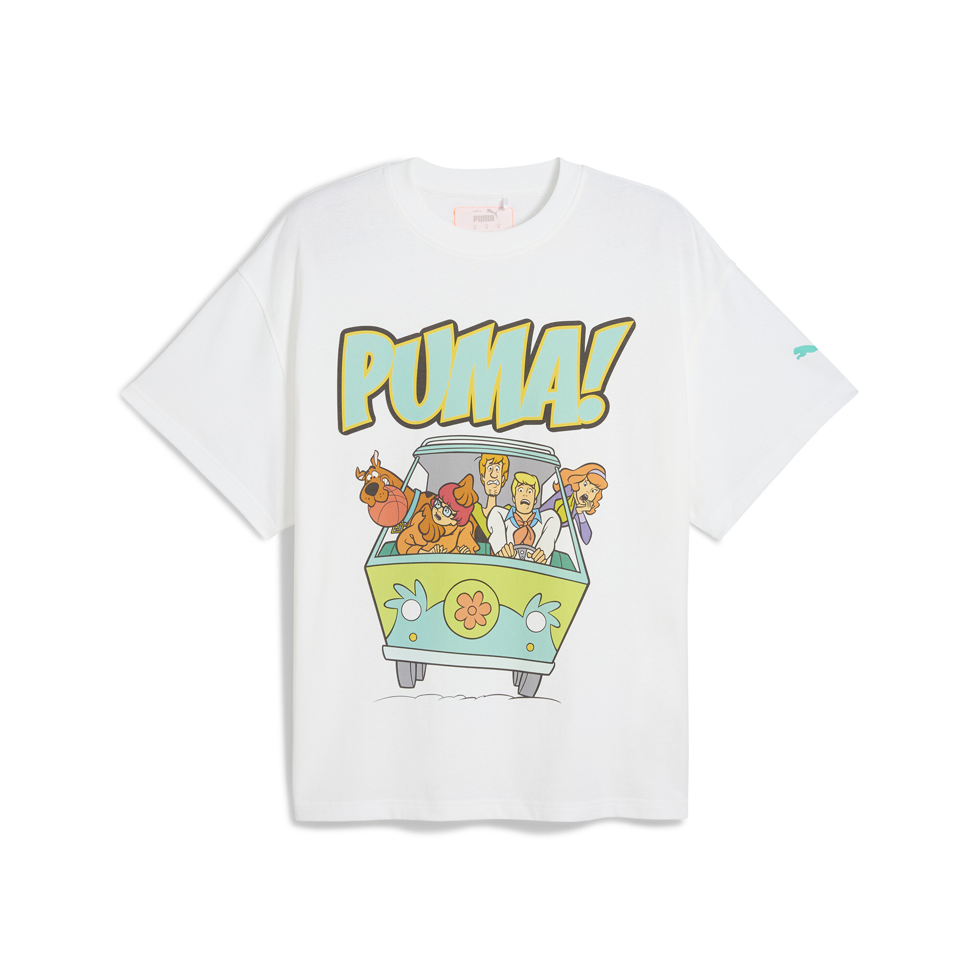 Men's Puma HOOPS X SCOOBY DOO T-Shirt, White, Size XXL, Clothing