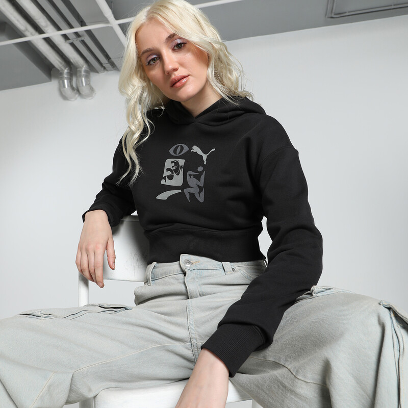 

Women's PUMA CLASSICS Artisanal Relaxed Fit Hoodie