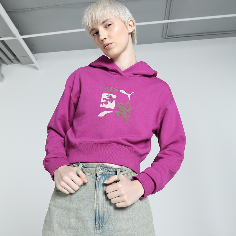 

Women's PUMA CLASSICS Artisanal Relaxed Fit Hoodie