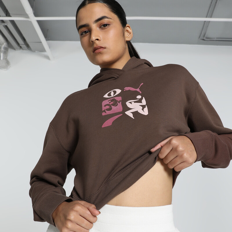 

Women's PUMA CLASSICS Artisanal Relaxed Fit Hoodie