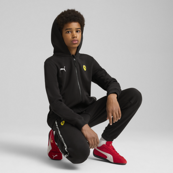 Sudadera con capucha Scuderia Ferrari HP Race para adolescentes, PUMA Black, large-MEX
