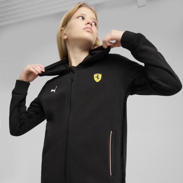 Scuderia Ferrari HP Race Hoodie Youth, PUMA Black, large-ZAF