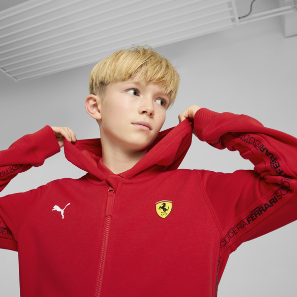 Sudadera con capucha Scuderia Ferrari HP Race para adolescentes, Rosso Corsa, large-MEX