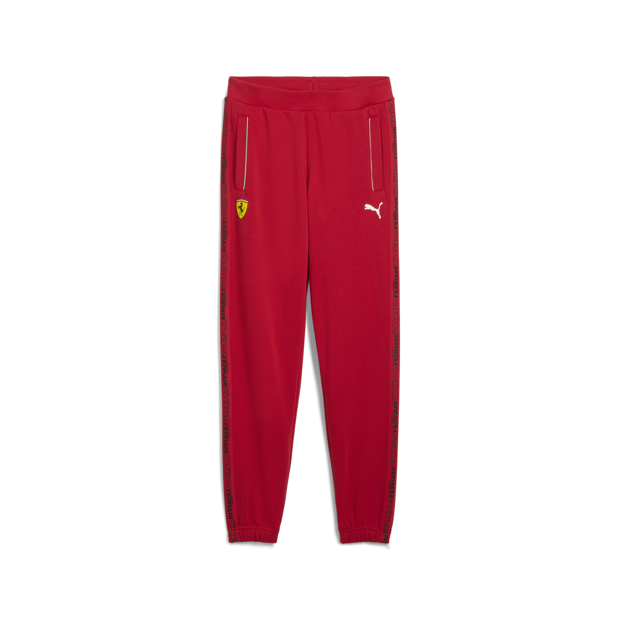 Puma Scuderia Ferrari Race Big Kids' Sweatpants In Red