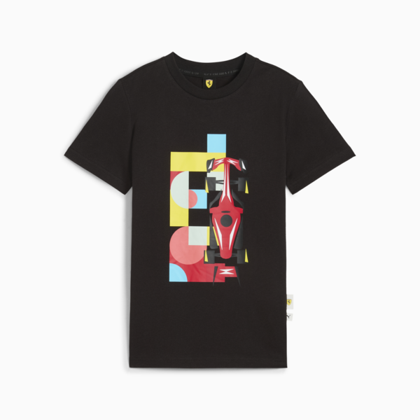 Playera estampada Scuderia Ferrari HP Race para adolescentes, PUMA Black, large-MEX