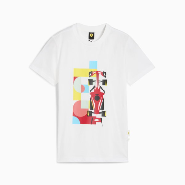 Scuderia Ferrari HP Race Graphic Tee Youth, PUMA White, large-ZAF