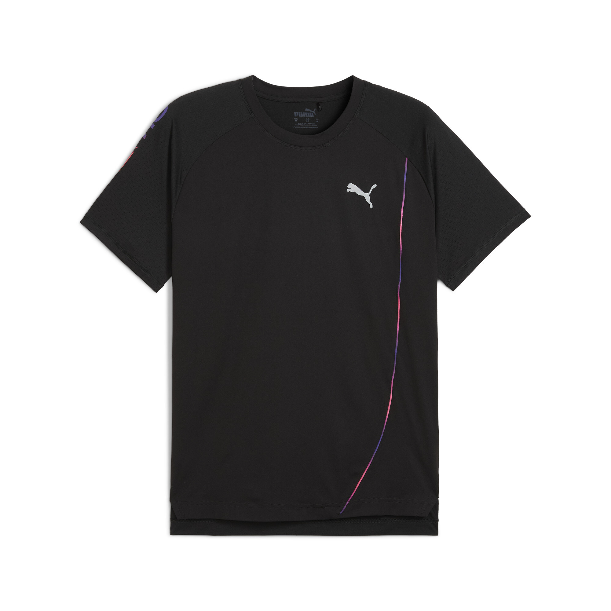 Puma All-Pro T-Shirt Herren | Mit Plain | Black | Größe: 4XL