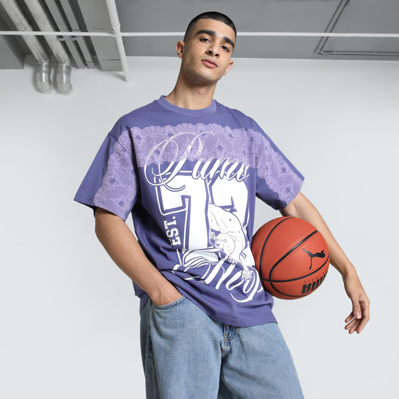 

PUMA Lace Em Up Laced Up Oversized Basketball Tee
