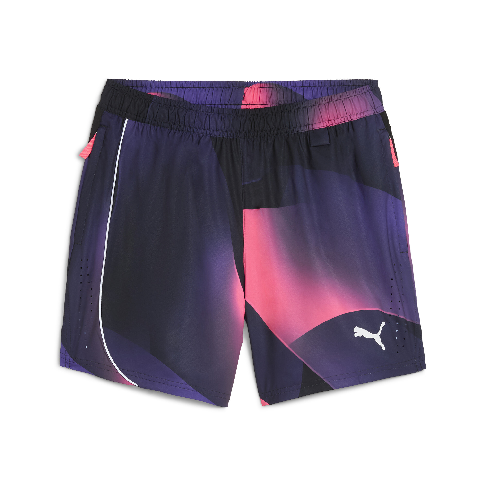 Puma All-Pro Shorts mit Allover-Print Herren | Mit Plain | Black/Aop | Größe: XXL